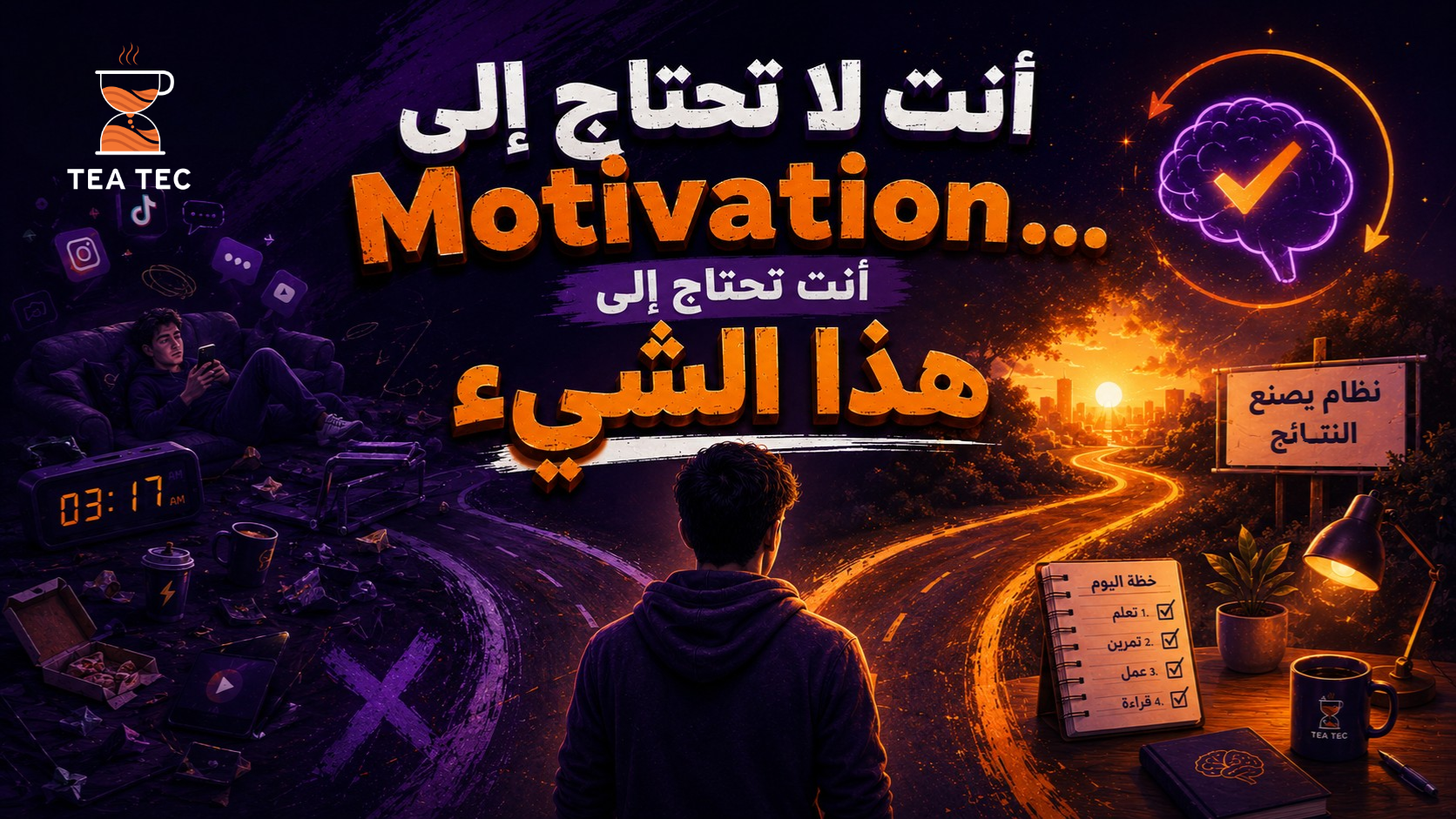 كيف تتغلب على فقدان الدافعية؟ لماذا لا تحتاج Motivation لبناء عادات وتحقيق أهدافك؟