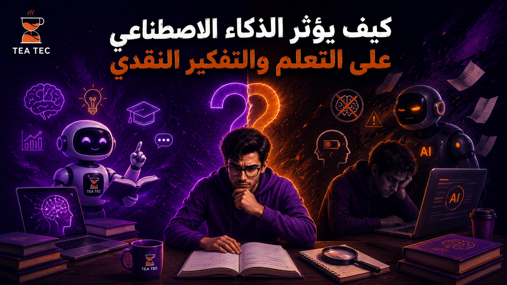 كيف يؤثر الذكاء الاصطناعي على التعلم والتفكير النقدي؟