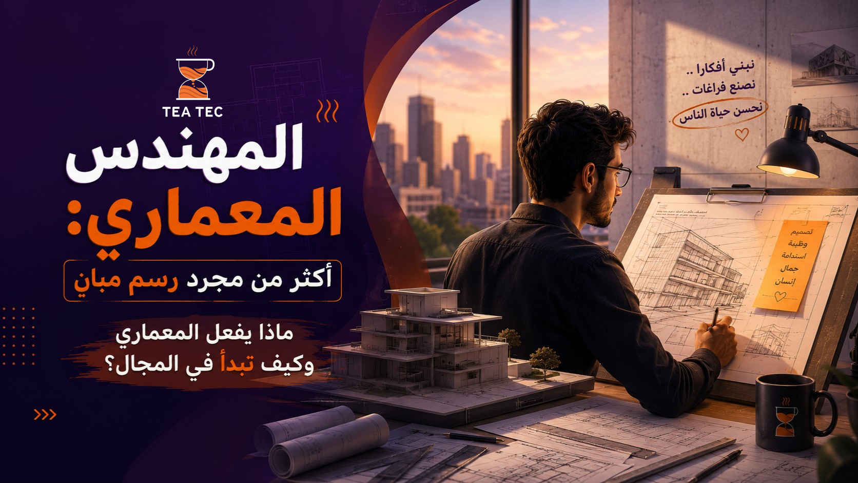 المهندس المعماري: أكثر من مجرد رسم مبانٍ | ماذا يفعل المعماري وكيف تبدأ في المجال؟